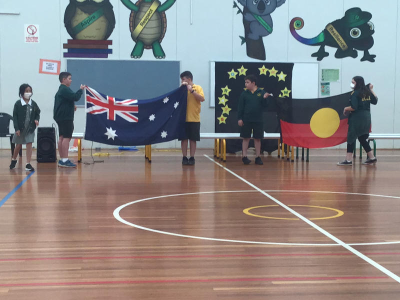 Assembly Flags Keilor Heights Primary School